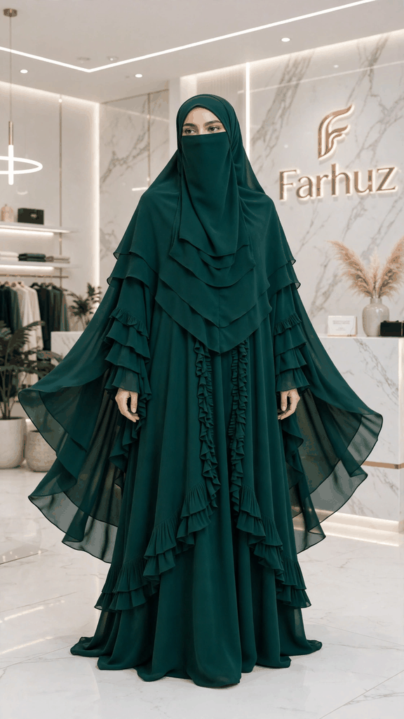Farhuz Premium Abaya - Design 09