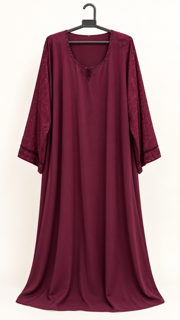 FARHUZ Abaya Collection, featuring elegant black abayas, beautiful coloured styles, and premium designs. Experience timeless modest fashion, graceful details, and sophisticated looks for every occasion. Shop online at FARHUZ.com.